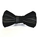 Краватка метелик напів шкіра напів замша чорний SHM-1165