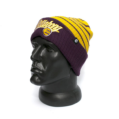 Шапка Billabong желтая в фиолетовую полоску N2BN04BIW3