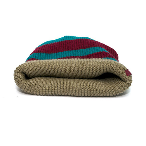 Шапка Billabong в бірюзово-бордову смужку N9BN02BIW3