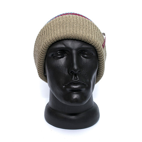 Шапка Billabong в бірюзово-бордову смужку N9BN02BIW3