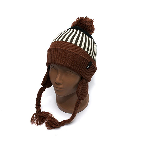 Дитяча шапка Billabongв коричнева в смужки Q2BN03BIW4