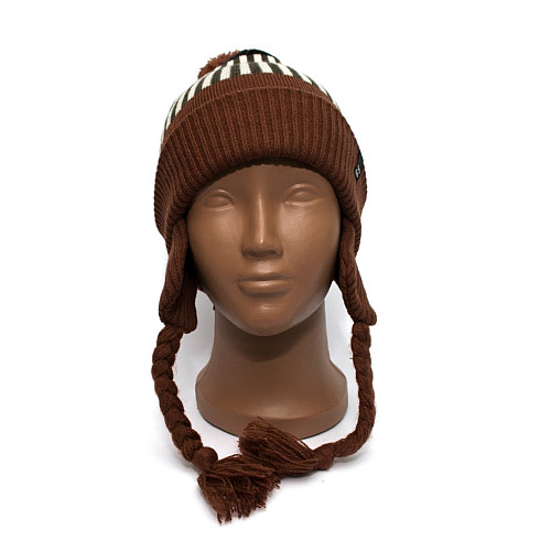 Дитяча шапка Billabongв коричнева в смужки Q2BN03BIW4