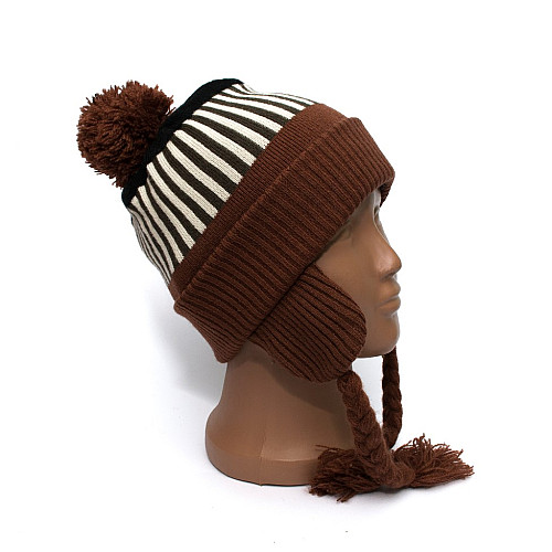 Дитяча шапка Billabongв коричнева в смужки Q2BN03BIW4