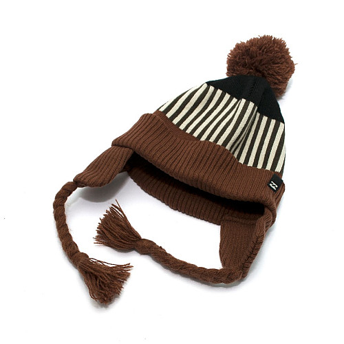 Дитяча шапка Billabongв коричнева в смужки Q2BN03BIW4