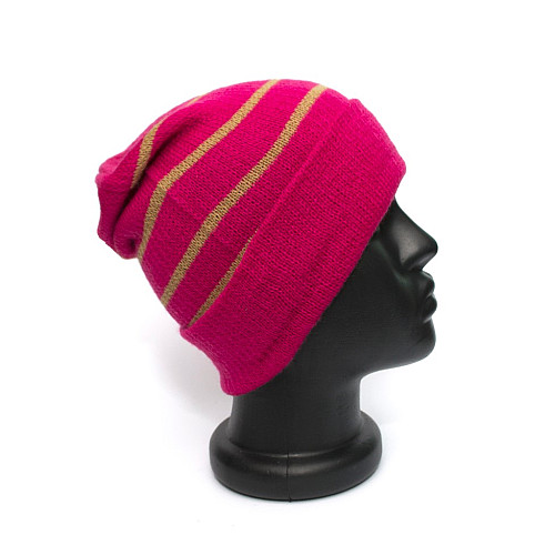 Шапка Billabong фуксія в смужку Q9BN11BIW4