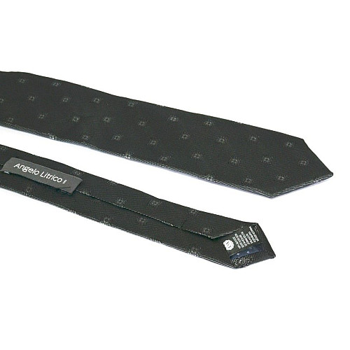 Галстук узкий Черный CA-3002