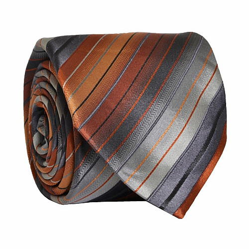 Галстук C&A мужской Серый Синий Оранжевый CA-3033