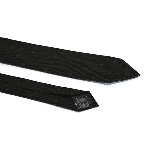 Галстук C&A мужской черный в зеленый оттенок CA-3055