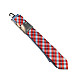 Набор галстуков 2в1 голубой,  красный в клетку CA-4008