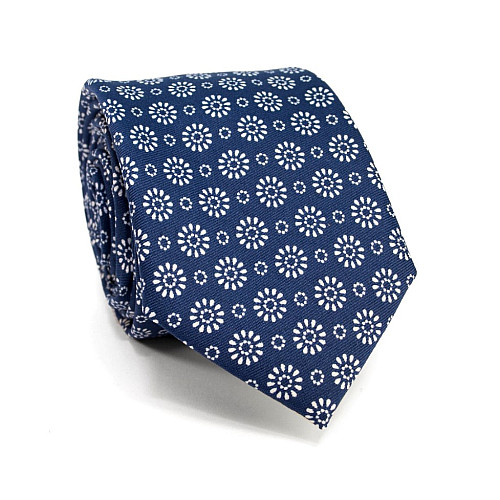 Набор галстуков 2в1 синий CA-4014