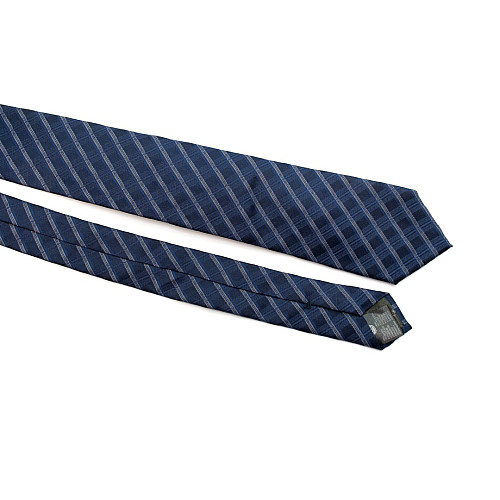 Галстук C&A мужской синий в клетку CA-4035