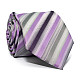 Краватка C&A чоловіча сіро-фіолетова в смужку CA-4045