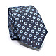 Галстук синий с цветами CA-4075