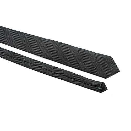 Краватка C&A чоловіча чорна зі смужками CA-4091