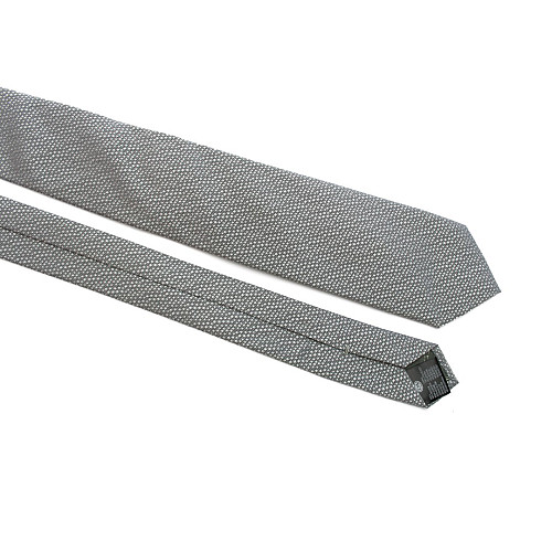 Галстук C&A мужской серый  с точками CA-4101