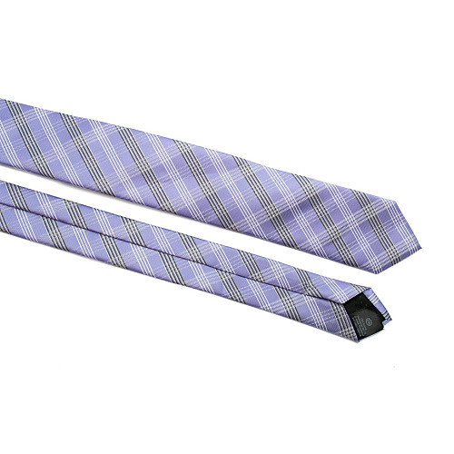 Галстук C&A мужской сиреневый в клетку CA-4103