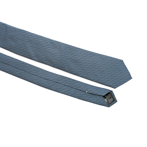 Галстук C&A мужской бледно синий с голубыми точками CA-4104