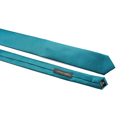 Краватка C&A бірюзова зі смужками CA-4108