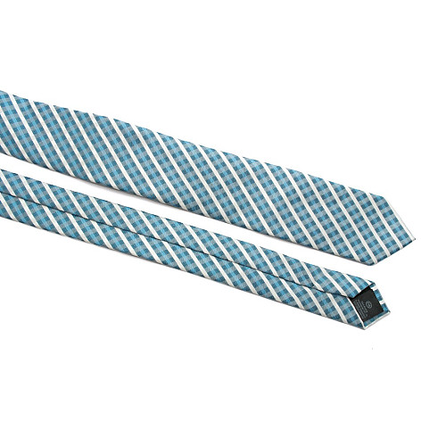 Галстук C&A голубой в клетку CA-4109