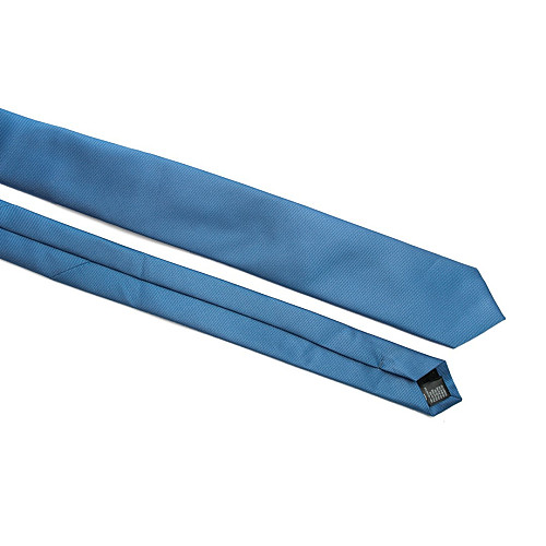 Галстук C&A светло-синий однотонный CA-4118