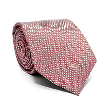 Галстук C&A мужской розовый с точками CA-4127