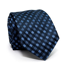 Галстук C&A мужской синий в клетку CA-4128