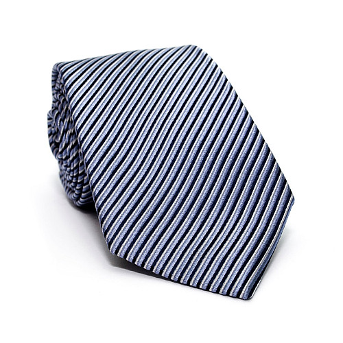 Галстук C&A мужской голубой в полоску CA-4130