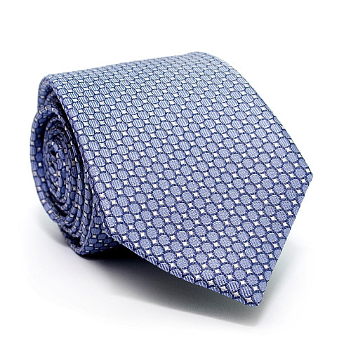 Краватка C&A чоловіча блакитна в кружечки CA-4132