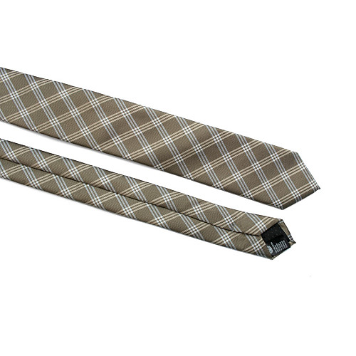 Галстук C&A мужской бежевый в клетку CA-4133