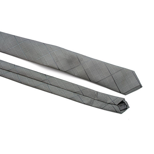 Галстук C&A мужской серый в клетку CA-4135