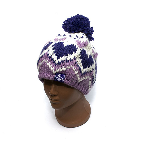 Дитяча шапка Dakine фіолетова з сердечками 01BN8ZDK15
