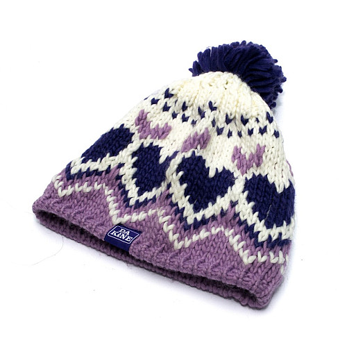 Дитяча шапка Dakine фіолетова з сердечками 01BN8ZDK15