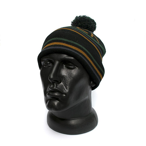 Чоловіча чорна шапка RVCA в смужку L5BNRERVW2