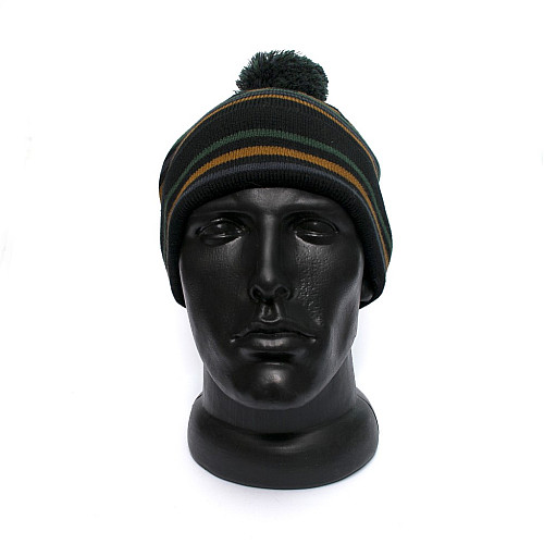 Чоловіча чорна шапка RVCA в смужку L5BNRERVW2