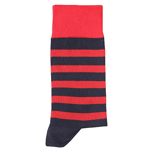 Носки мужские в сине-красную полоску Аrt 246