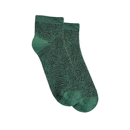 Носки женские мраморные зеленые Аrt 858