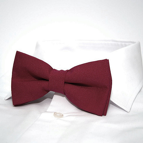 Набір 2 в 1 метелик Gofin з хустинкою бордового кольору ABN-12001