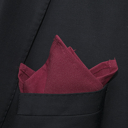 Набір 2 в 1 метелик Gofin з хустинкою бордового кольору ABN-12001