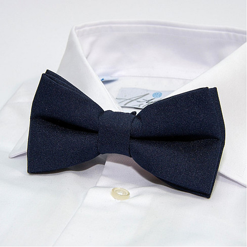 Набор 2 в 1 бабочка Gofin с платком темно-синего цвета ABN-12004