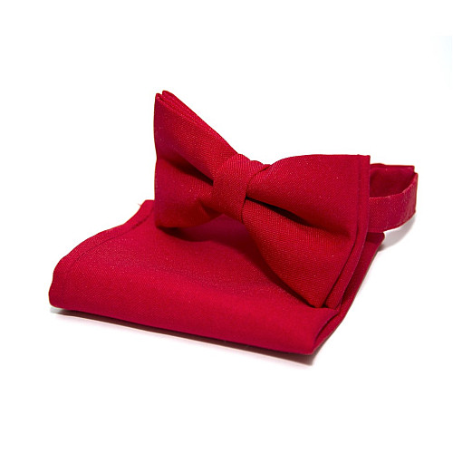 Набор 2 в 1 бабочка Gofin с платком красного цвета ABN-12008