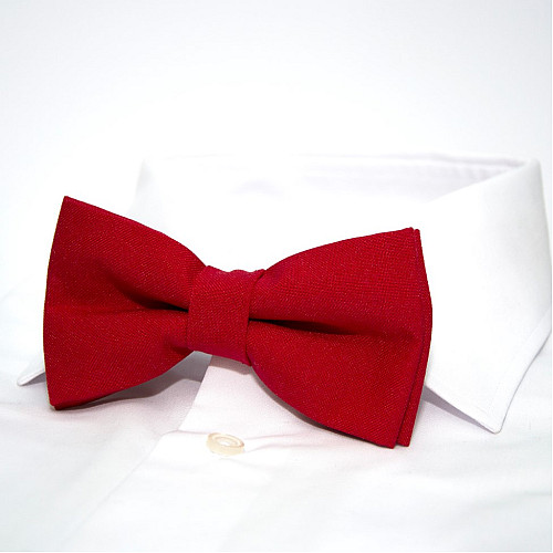 Набор 2 в 1 бабочка Gofin с платком красного цвета ABN-12008