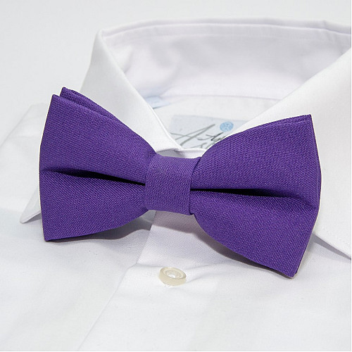 Набор 2 в 1 бабочка Gofin с платком фиолетового цвета ABN-12010