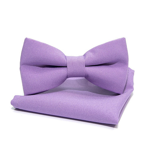 Набір 2 в 1 метелик Gofin з хустинкою бузкового кольору ABN-12014