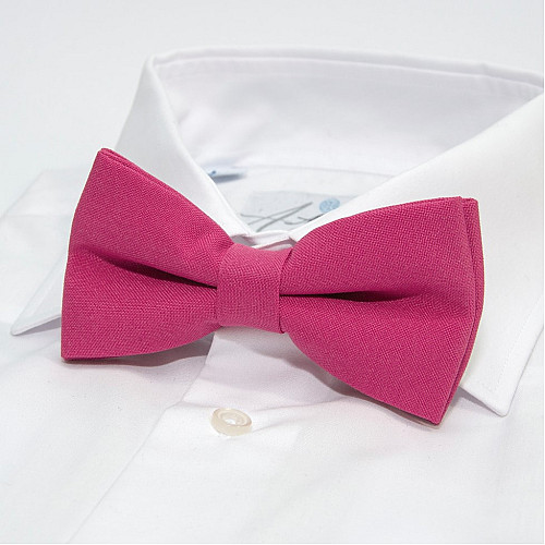 Набір 2 в 1 метелик Gofin з хустинкою кольору фуксія ABN-12015