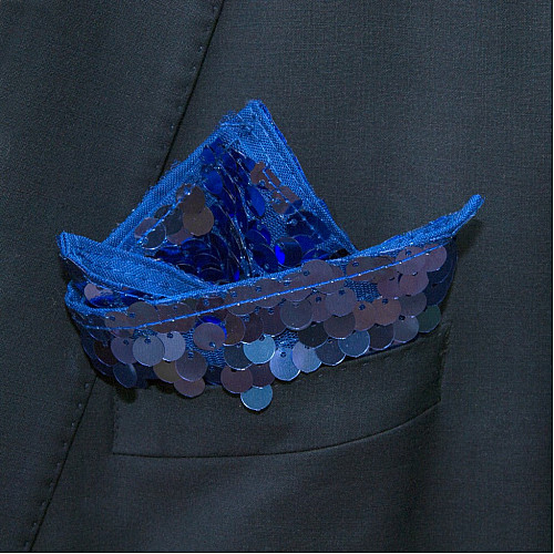 Набор 2 в 1 бабочка Gofin с платком персикового цвета с пайетками ABN-12025