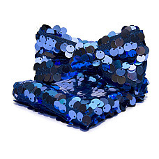 Набор 2 в 1 бабочка Gofin с платком персикового цвета с пайетками ABN-12025