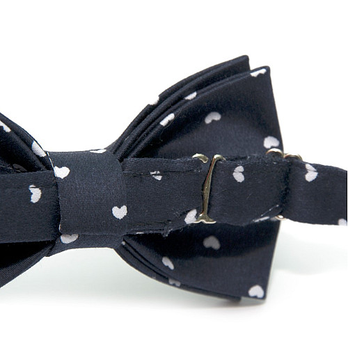 Набір 2 в 1 метелик з хустинкою Gofin синій з сердечками ABN-7244