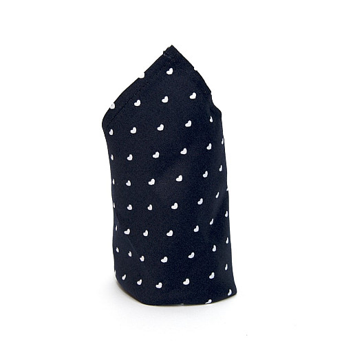 Набір 2 в 1 метелик з хустинкою Gofin синій з сердечками ABN-7244