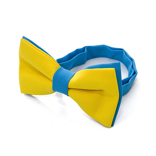 Синьо-жовтий набір Gofin підтяжки та метелик ABP-12014