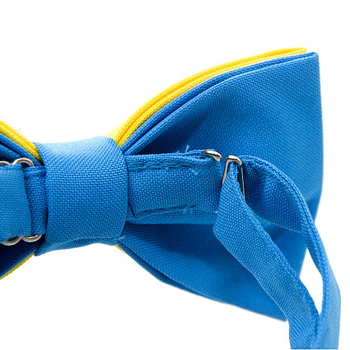 Синьо-жовтий набір Gofin підтяжки та метелик ABP-12014